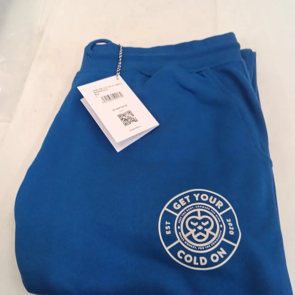 BOX OF BRASS MONKEY JOGGERS - BLUE SIZE L APPROXIMATELY 10