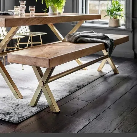 BOXED ATKIN & THYME REEVES BENCH - LARGE