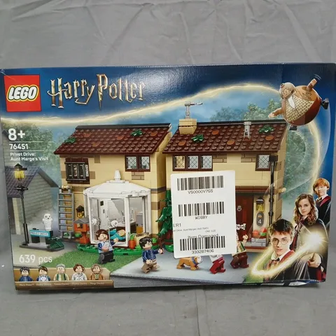 BOXED LEGO HARRY POTTER - 76451 - PRIVET DRIVE AUNT MARGE'S VISIT