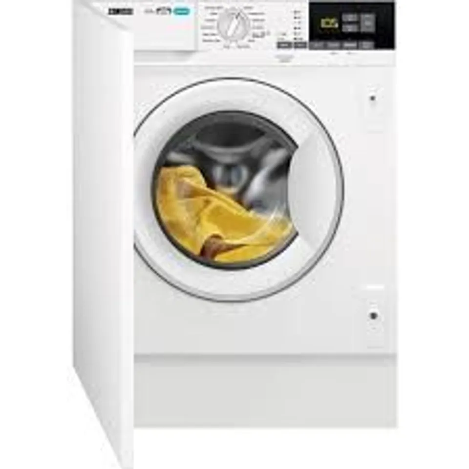 ZANUSSI INTEGRATED 8KG / 4KG WASHER DRYER WITH 1600 RPM - WHITE - E RATED Model Z816WT85BI RRP £775