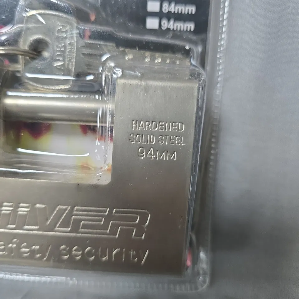 RIVER HARDENED STEEL PADLOCK 94MM – SAFETY/SECURITY LOCK (BLISTER PACK)