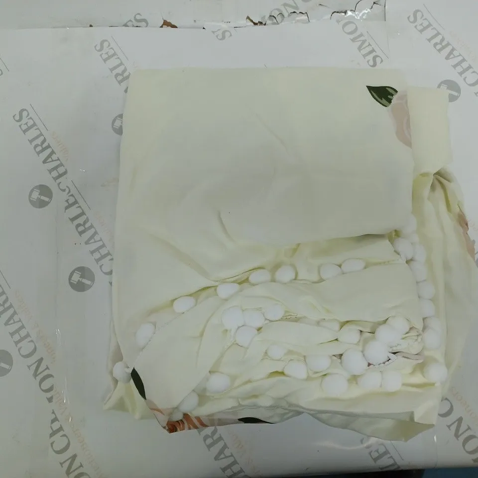 DUVET COVER SET CREAM FLORAL 200x200