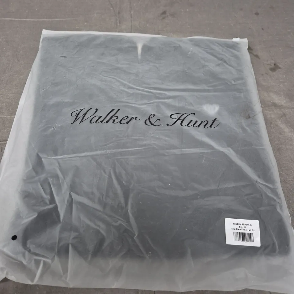 WALKER & HUNT 1/4 ZIP JACKET SIZE XL