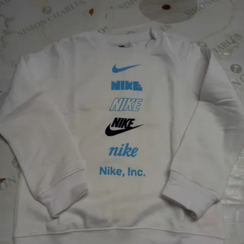 NIKE LOGO PRINT SWEATSHIRT SIZE 6-7 YRS
