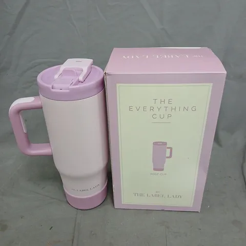 THE EVERYTHING CUP 30OZ TUMBLER – LILAC, BY THE LABEL LADY
