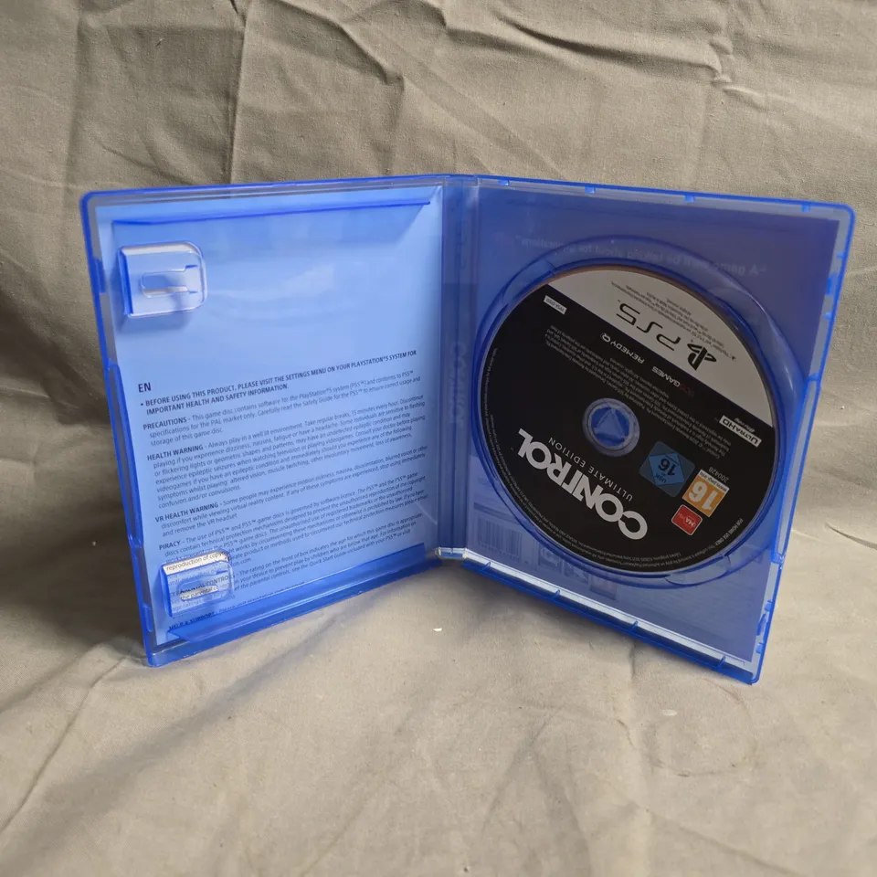 CONTROL ULTIMATE EDITION (PS5) – PHYSICAL GAME CASE WITH DISC
