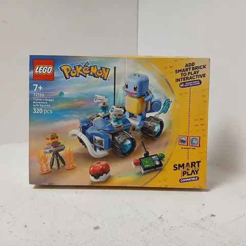 BOXED LEGO POKEMON TRAINERS BUGGY ADVENTURE WITH SQUIRTLE - 72156
