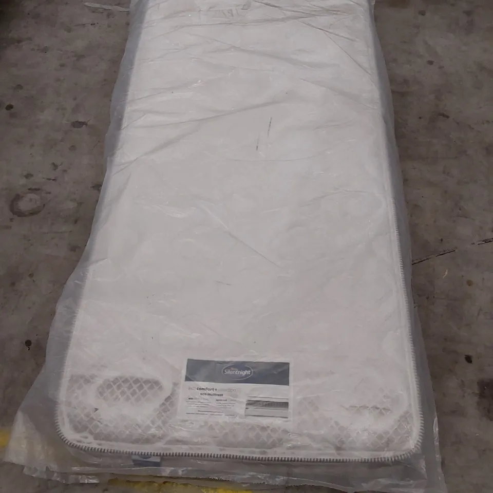 QUALITY BAGGED SILENTNIGHT 3FT SINGLE OPEN COIL MATTRESS 
