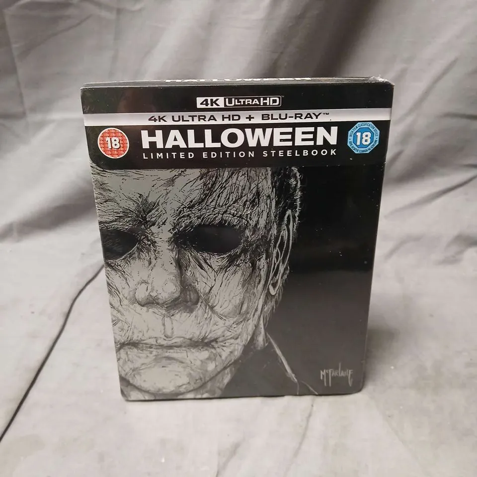 SEALED HALLOWEEN (2018) – 4K ULTRA HD + BLU-RAY LIMITED EDITION STEELBOOK
