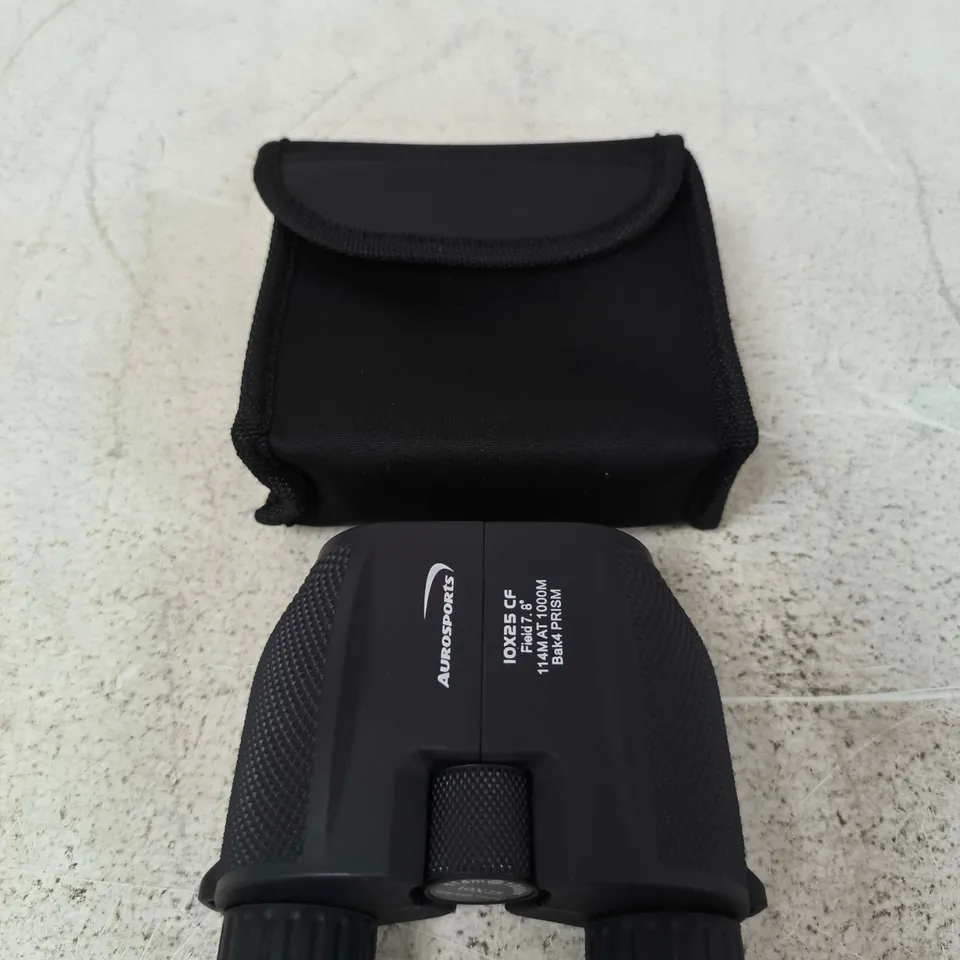 AUROSPORTS 10X25 CF BINOCULARS WITH POUCH
