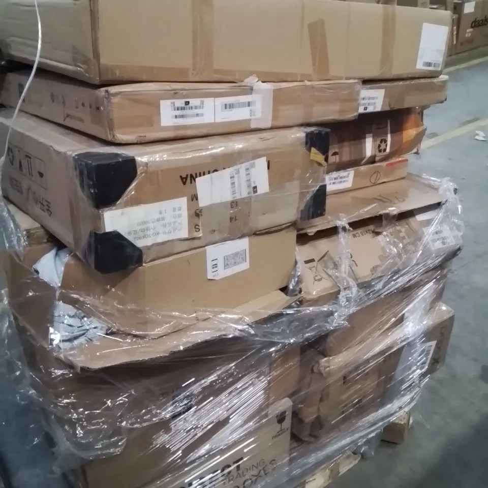 PALLET CONTAINING VARIOUS ASSORTED BOXED HOUSEHOLD/ELECTRONIC/MECHANICAL ITEMS 