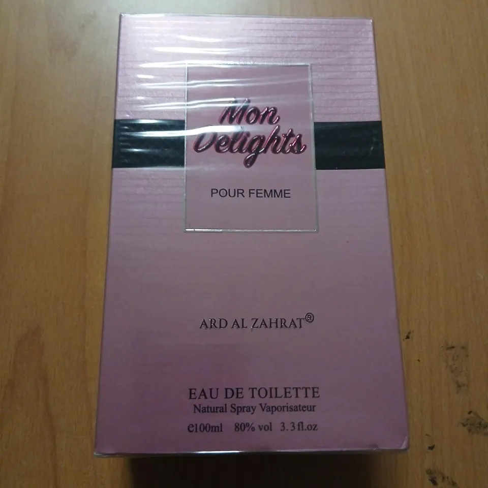 BOXED AND SEALED MON DELIGHTS POUR FEMME ARD AL ZAHRAT EAU DE TOILETTE 100ML