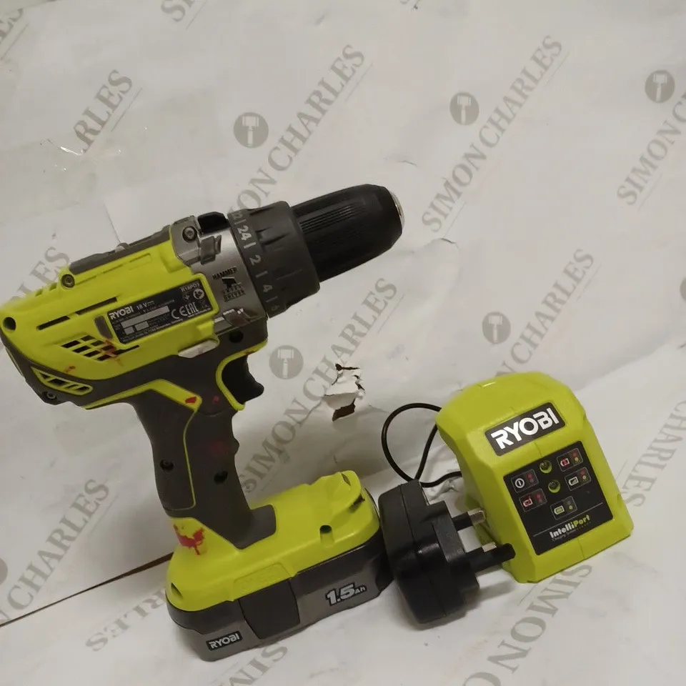 RYOBI R18PD3-215GZ 18 V ONE+ CORDLESS COMBI DRILL
