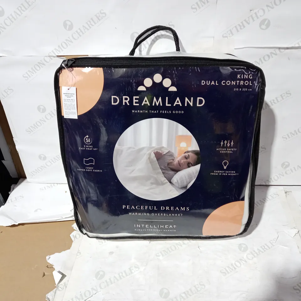 DREAMLAND KING DUAL CONTROL WARMING OVERBLANKET 