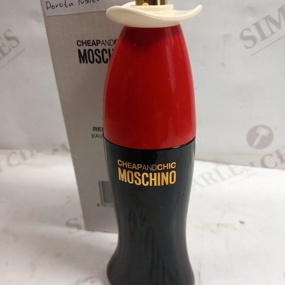 BOXED MOSCHINO CHEAP AND CHIC EAU DE TOILETTE 100ML TESTER BOTTLE
