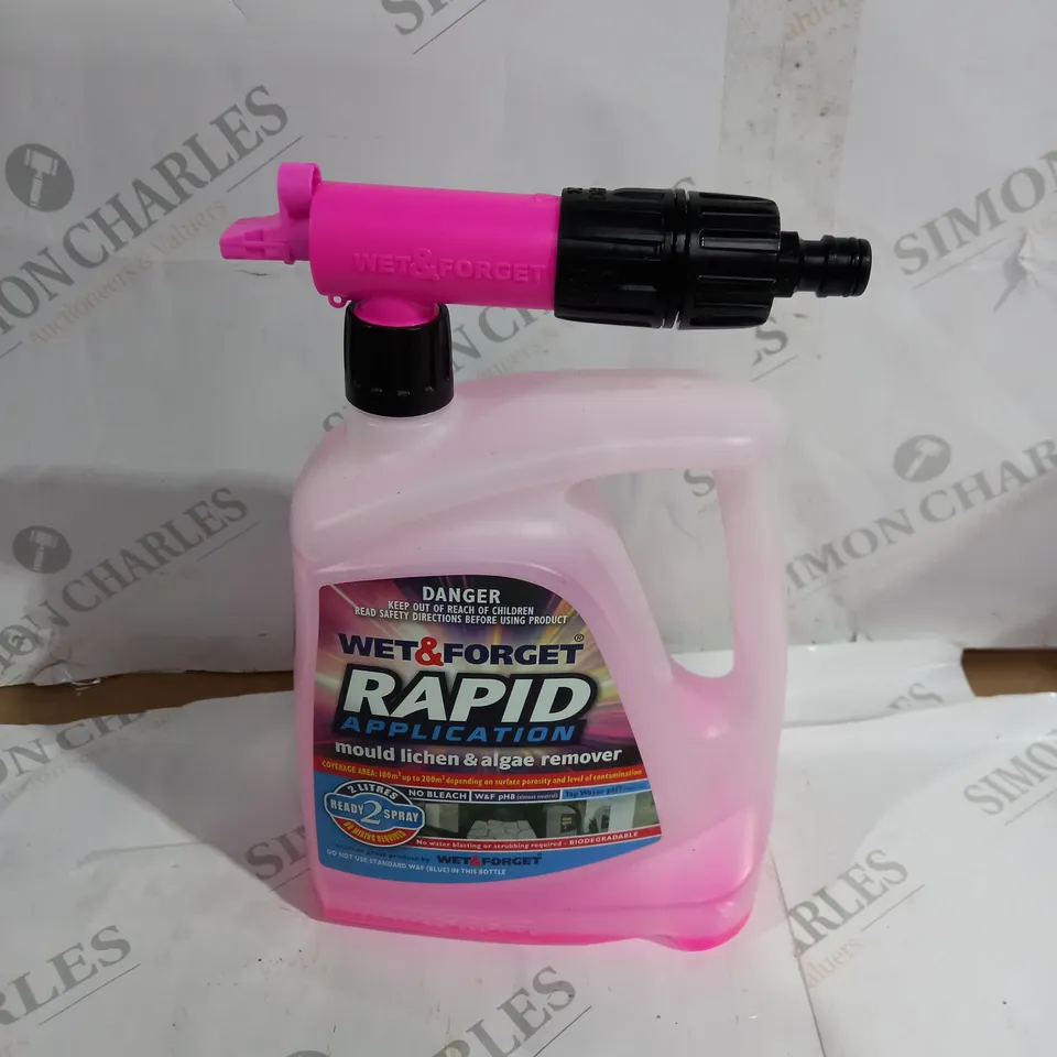 WET & FORGET RAPID 2 LITRE BOTTLE WITH SNIPER NOZZLE