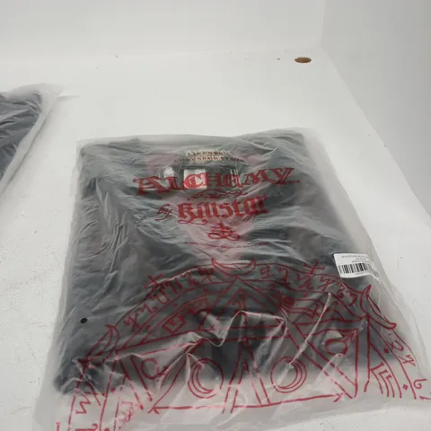 BOX OF APPROXIMATELY 12 BRAND NEW ASSORTED KILLSTAR CLOTHING ITEMS INCLUDING HEADSTONE KNIT CARDIGAN AND YOUR WORST NIGHTMARE COAT