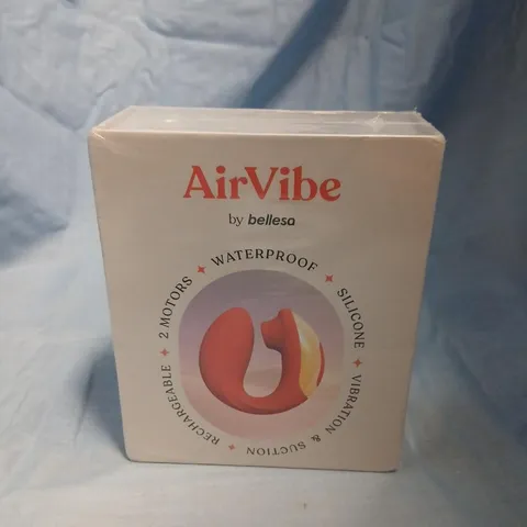 AIRVIBE BY BELLESA – WATERPROOF SILICONE VIBRATOR (RECHARGEABLE, 2 MOTORS)
