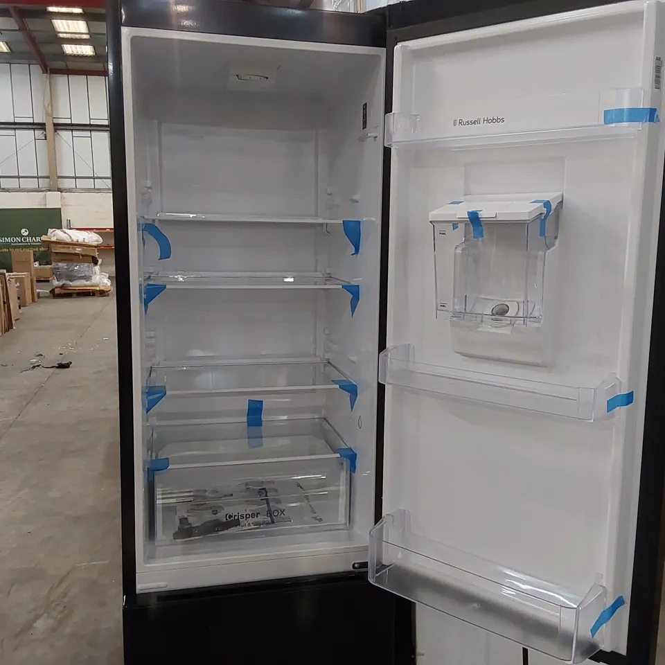 RUSSELL HOBBS RH180FFFF55B-WD FREESTANDING FRIDGE FREEZER BLACK - UNPROCESSED RAW RETURN