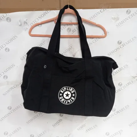 KIPLING BLACK BAG GREY INTERIOR 100% POLYESTER