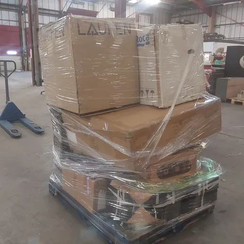 PALLET CONTAINING A VERY LARGE QUANTITY OF ASSORTED FURNITURE PARTS/BATHROOM FURNITURE PARTS ECT