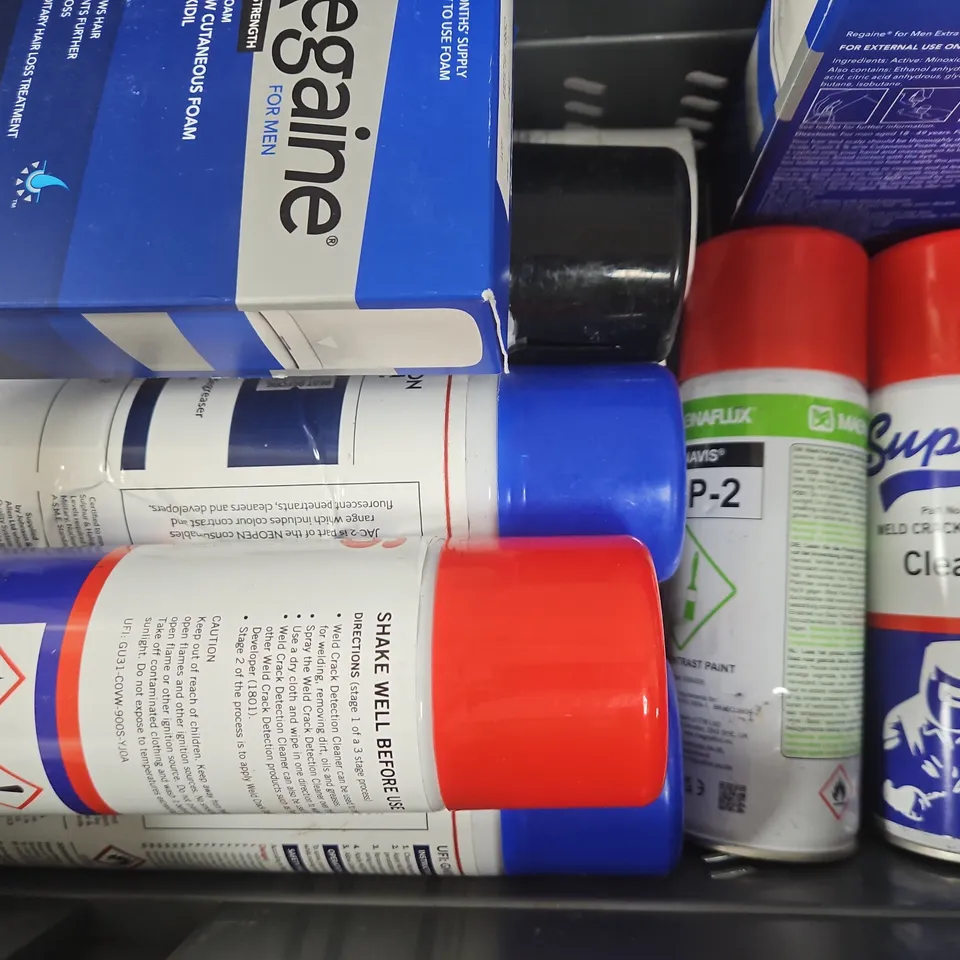 APPROXIMATELY 10 ASSORTED ITEMS TO INCLUDE DRY SHAMPOO, ETC - COLLECTION ONLY