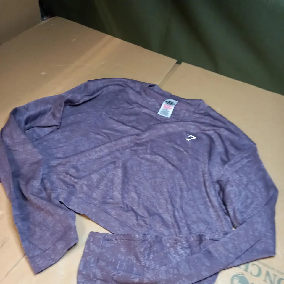 GYMSHARK WOMENS GYM TOP SIZE M 