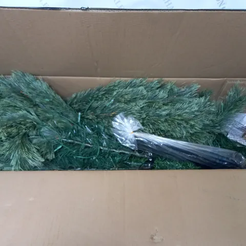 PRE-LIT SLIM CASHMERE TIPS 6.5ft CHRISTMAS TREE - COLLECTION ONLY
