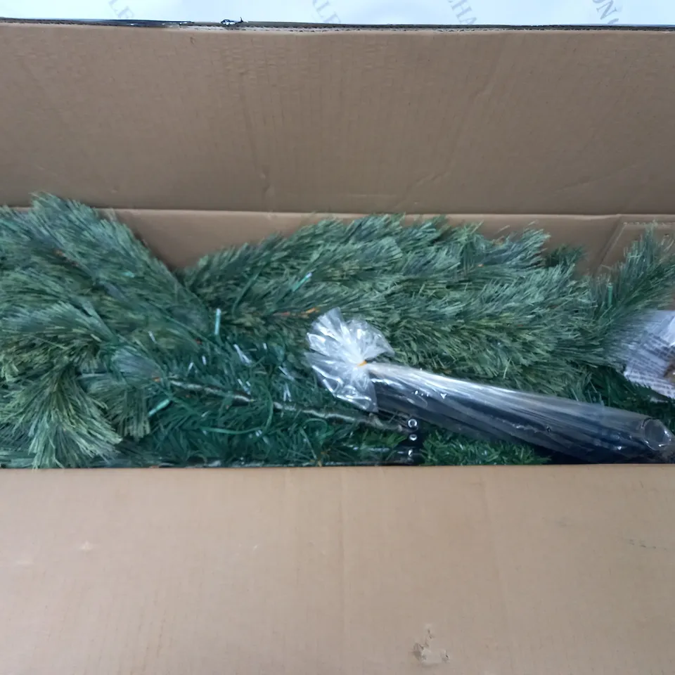 PRE-LIT SLIM CASHMERE TIPS 6.5ft CHRISTMAS TREE - COLLECTION ONLY RRP £159.99