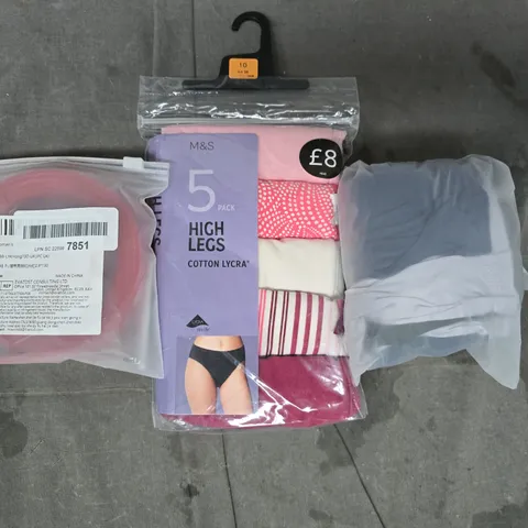 APPROXIMATELY 12 ASSORTED CLOTHING AND FASHION PRODUCTS IN VARIOUS STYLES AND SIZES - COLLECTION ONLY