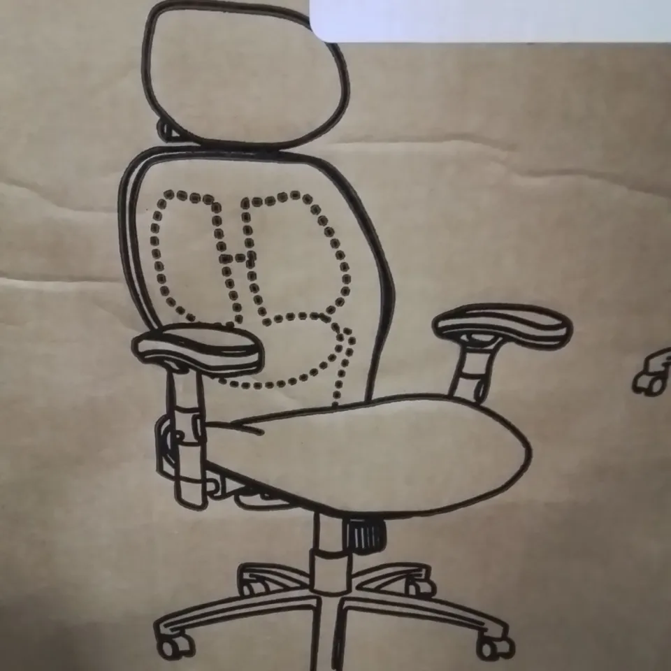 BOXED ERGO-TEK OFFICE CHAIR