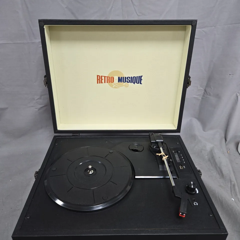RETRO MUSIQUE BLUETOOTH TABLE TOP TURNTABLE 