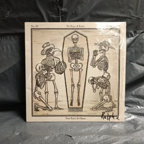 SIGNED TO KILL A KING - THE KING IS DEAD, LONG LIVE THE KING VINYL