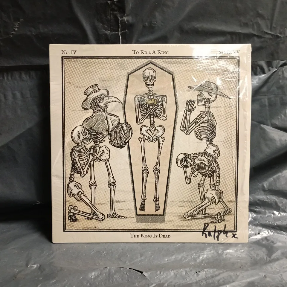 SIGNED TO KILL A KING - THE KING IS DEAD, LONG LIVE THE KING VINYL