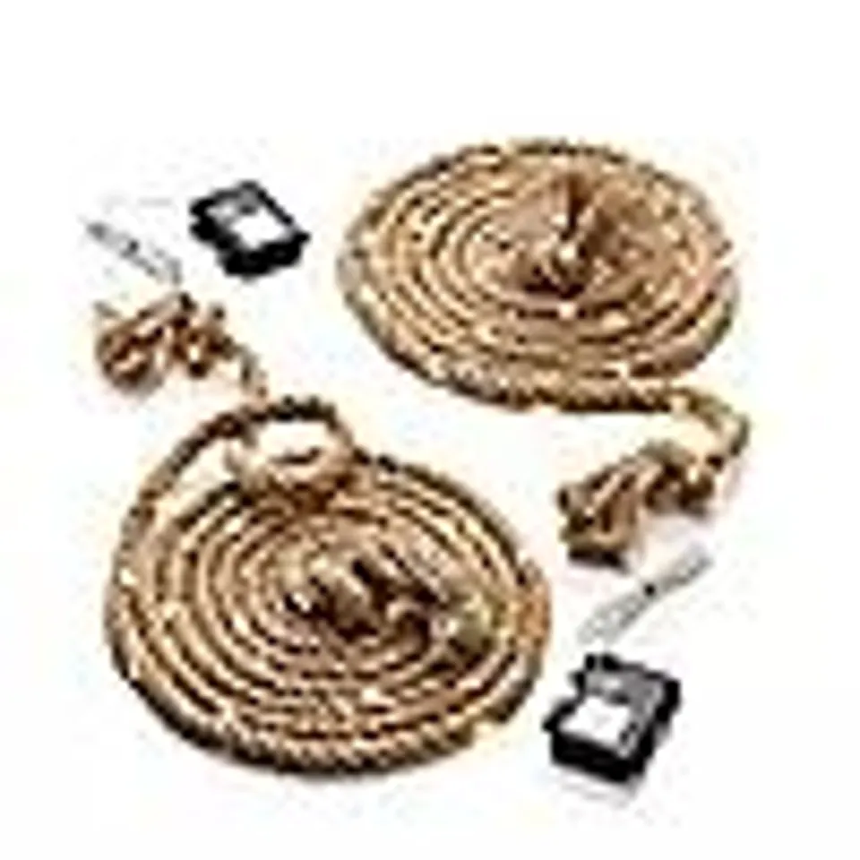 AURAGLOW SET OF 2 BATTERY OPPERATED 4.5M ROPE LIGHTS