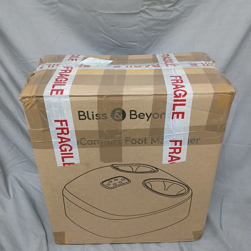 BOXED BLISS & BEYOND AEROCOMFORT FOOT MASSAGER