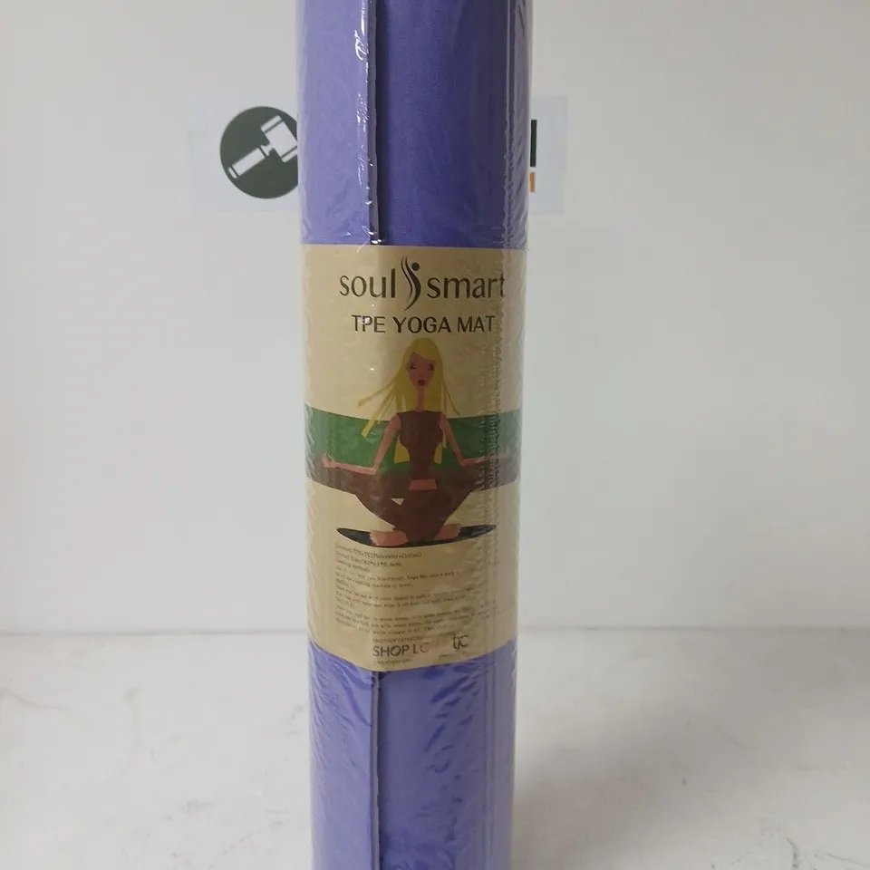SOUL SMART TPE YOGA MAT – PURPLE