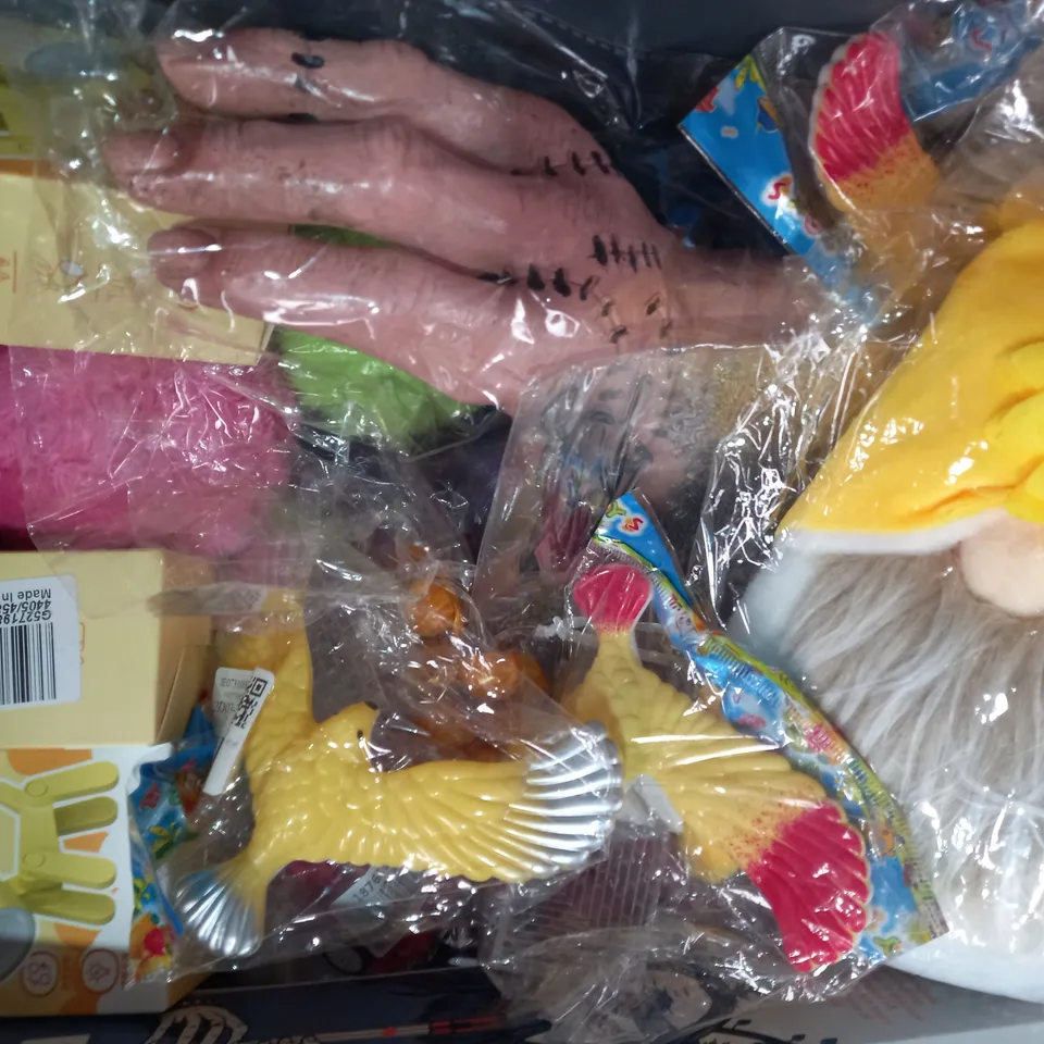 LOT OF APPROXIMATELY 10 ASSORTED TOYS AND GAMES TO INCLUDE TIC TAC TOE, REMOTE CONTROLLED FART MACHINE, MATCHBOX TOY CAR, ETC