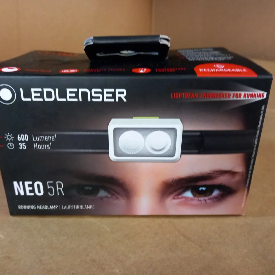 BOXED LED LENSER NEO 5R RUNNING HEAD LAMP