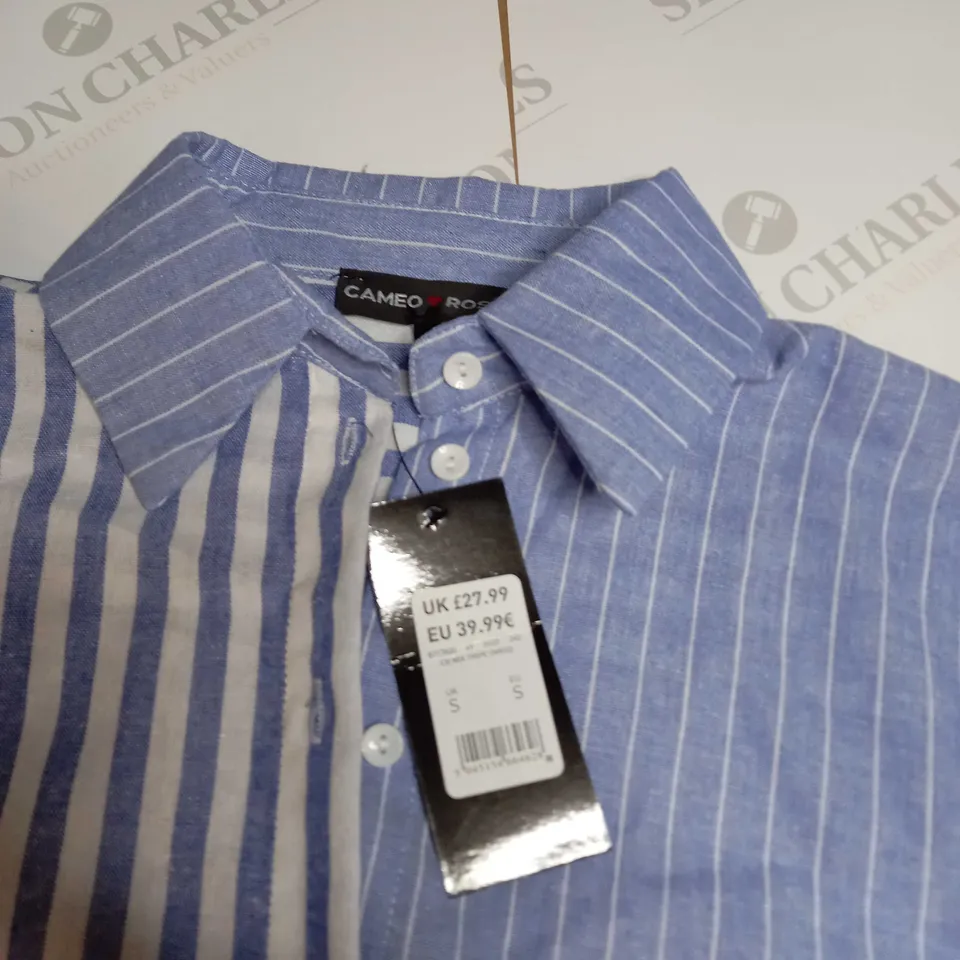 CAMEO ROSE BLUE STRIE SHIRT - SIZE S