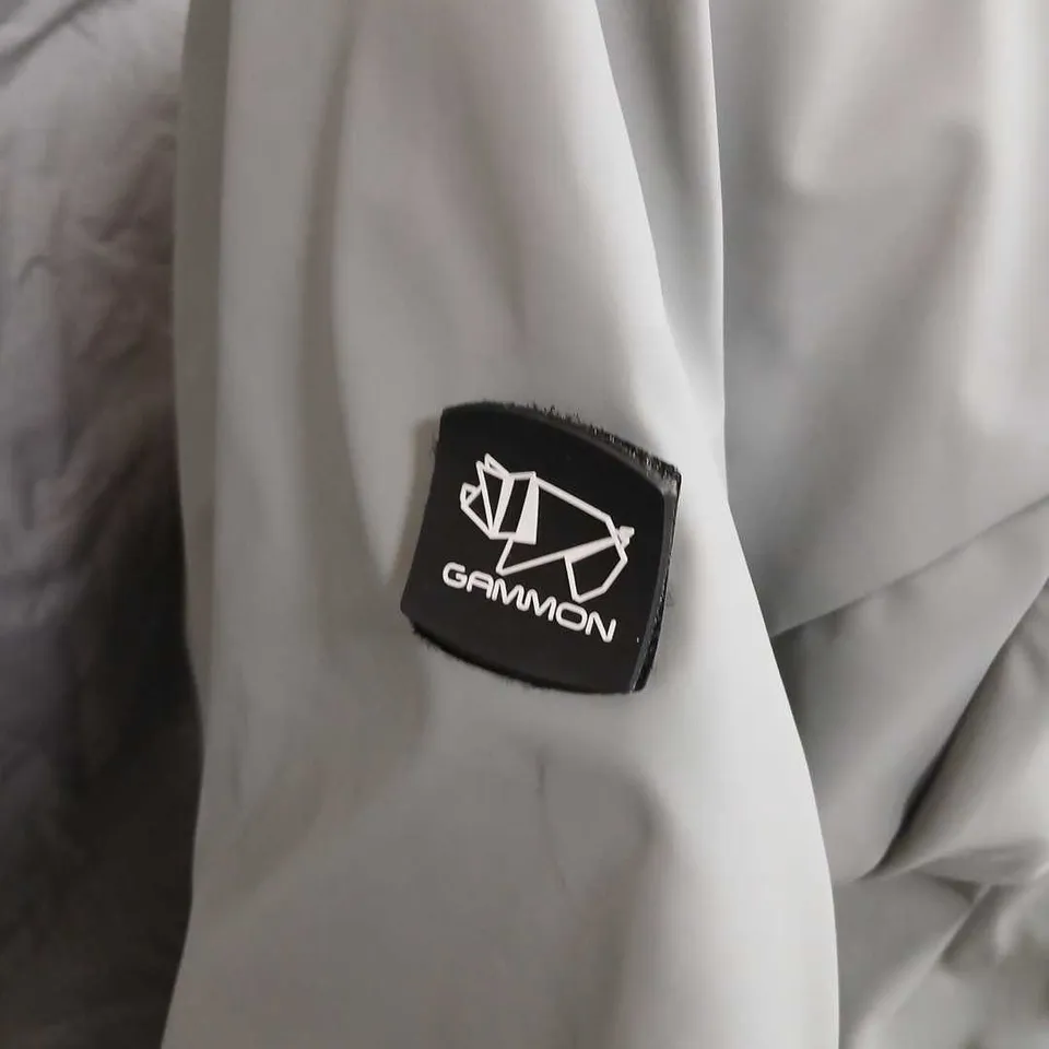 GAMMON GREY HOODED JACKET – SIZE M (MEDIUM) – STYLED IN ITALY