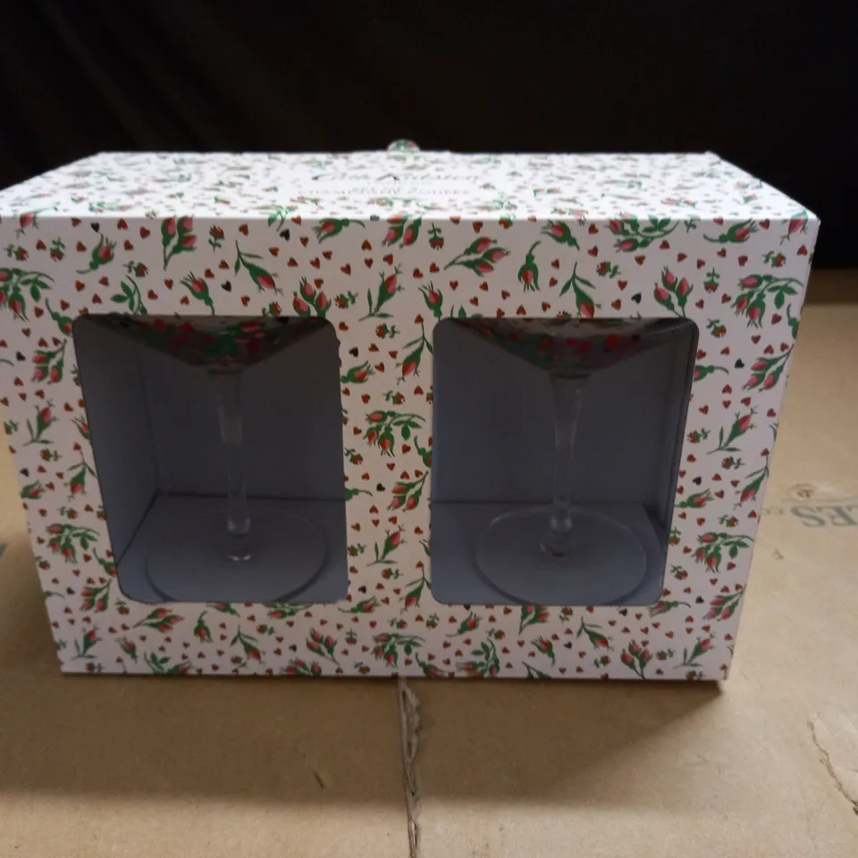 CATH KIDSTON SET OF 2 CHAMPAGNE COUPES
