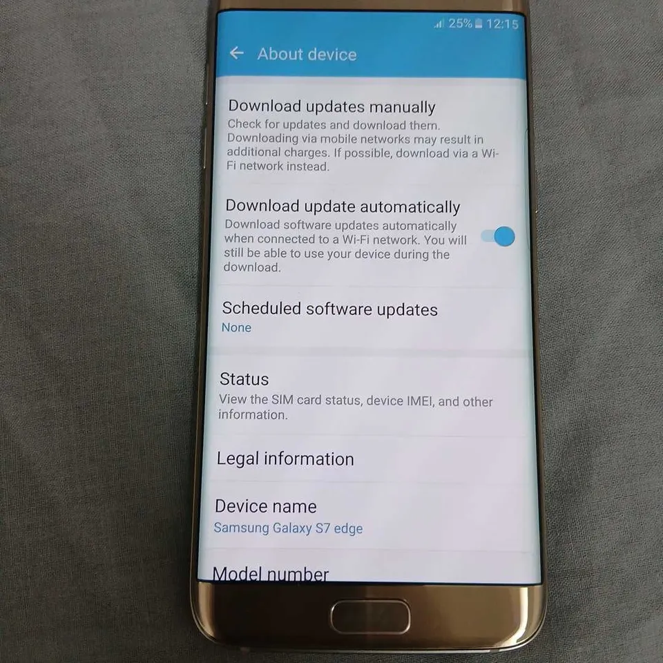 SAMSUNG GALAXY S7 EDGE – GOLD (SM-G935)