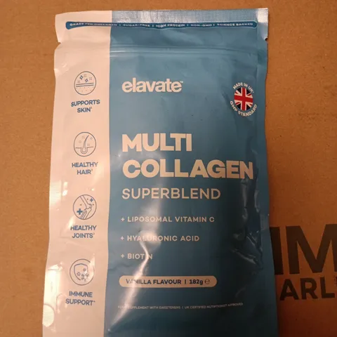 ELAVATE MULTI COLLAGEN SUPERBLEND – VANILLA FLAVOUR, 182G
