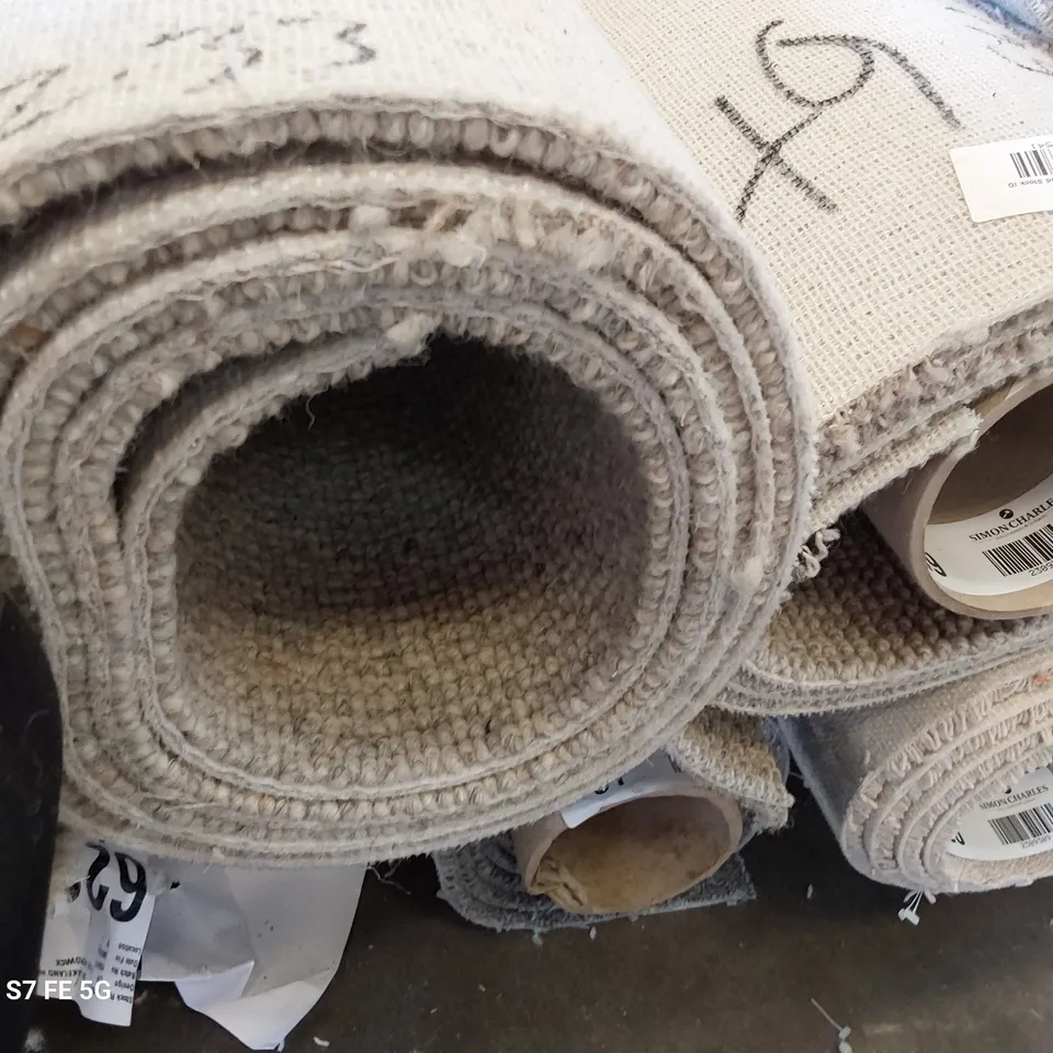 ROLL OF QUALITY PADSTOW CHAMOIS STRATA CARPET APPROXIMATELY 5M × 2.33M