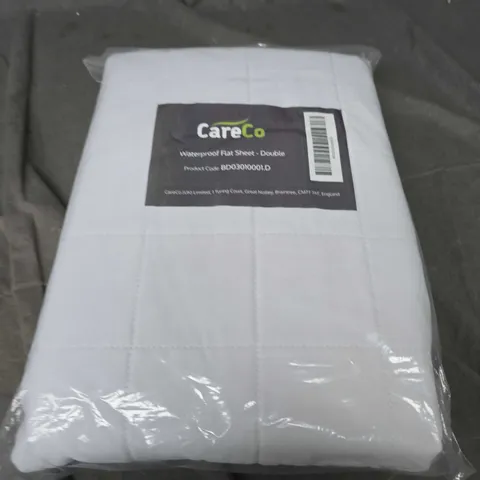 CARECO WATERPROOF FLAT SHEET - DOUBLE 