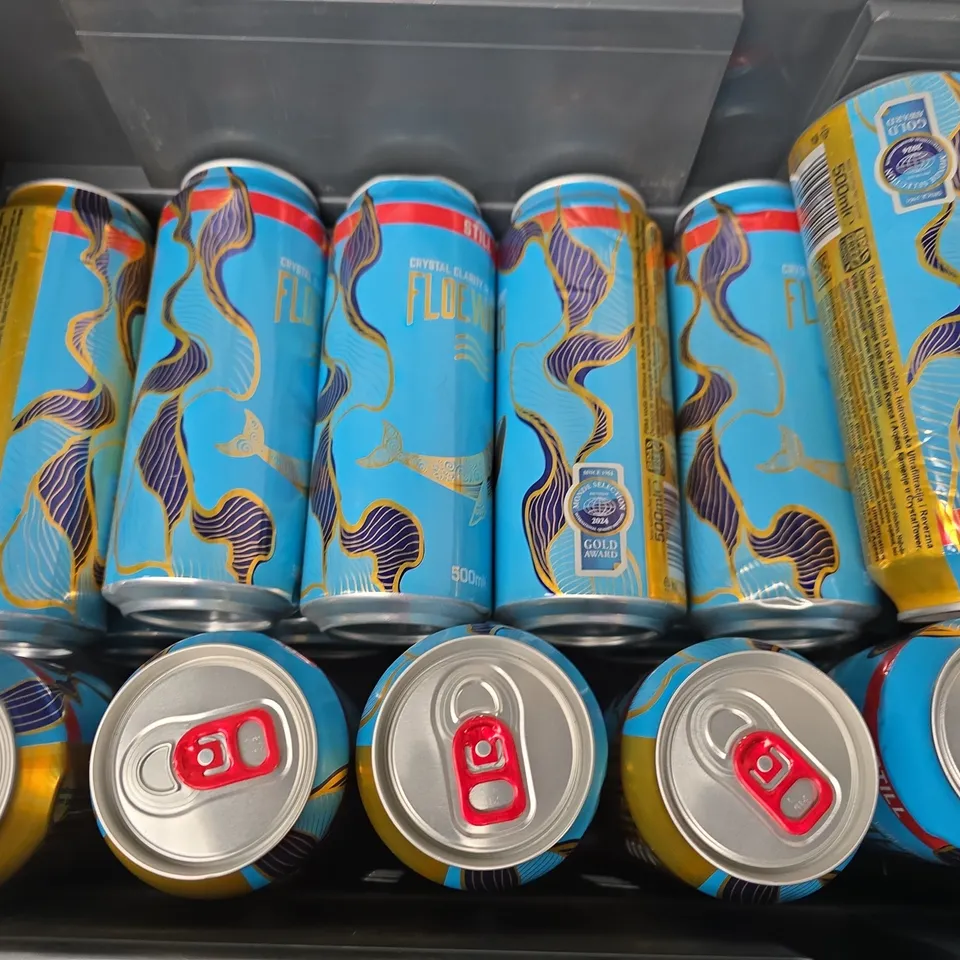 APPROXIMATELY 16 FLOEWATER STILL 500ML CANS
