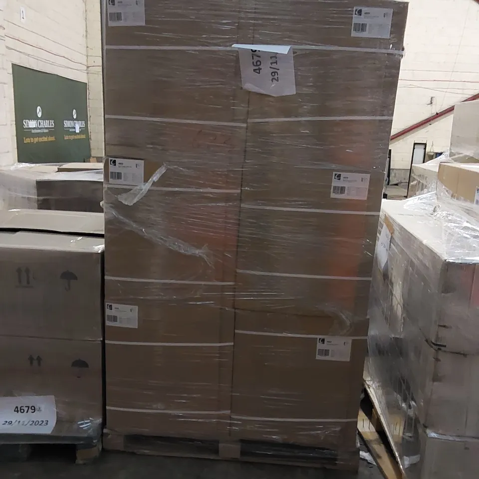 PALLET TO CONTAIN 12 X BOXED CALYPSO NOVOLI 2 DRAWER VANITY UNITS 