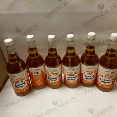 BOX OF 6 BARISTA AMARETTO FLAVOUR SYRUP
