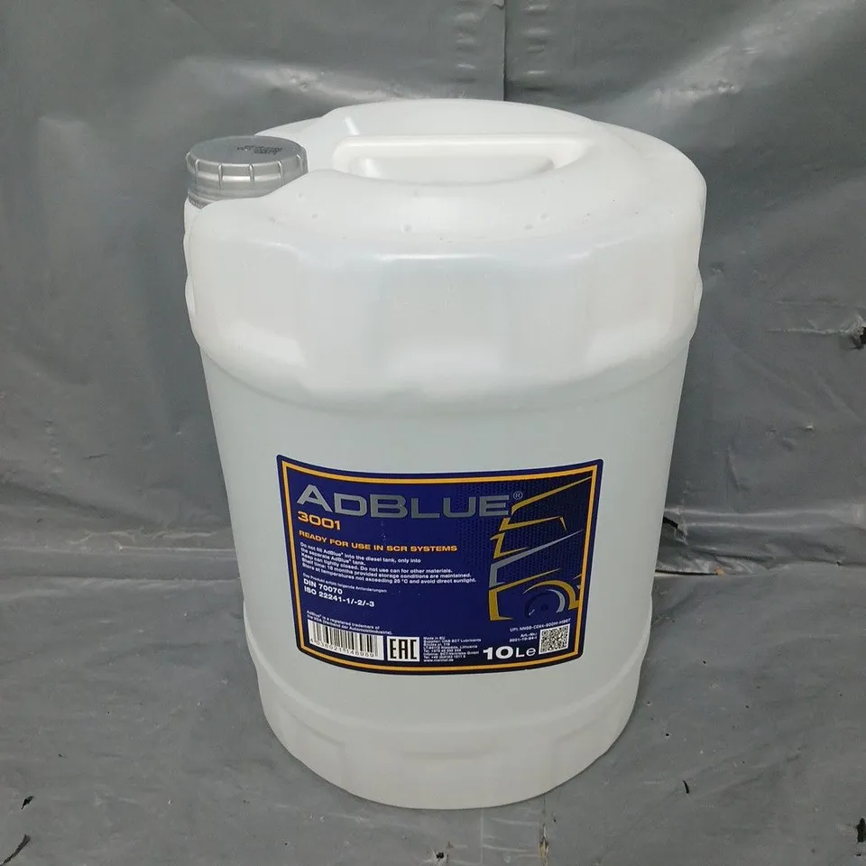 SEALED ADBLUE 3001 - 10L - COLLECTION ONLY 
